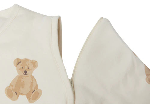 Jollein vauvan unipussi,rrotettavilla hihoilla – Teddy Bear 90 cm