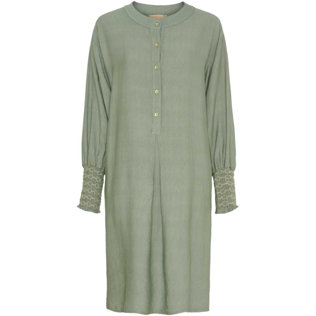 Marta du Château Shiny Solid Tunic - Military