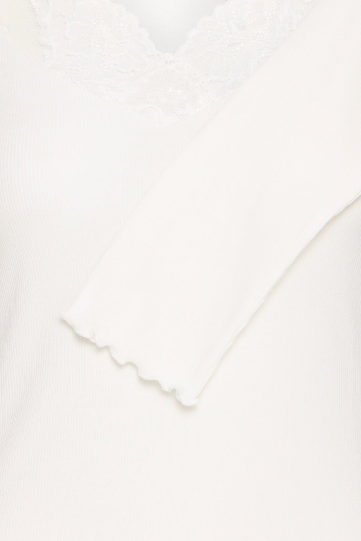 FRANSA Frhizamond pitkähihainen paita – Antique White