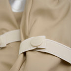 CeLaVi Padded PU-mittens - Kurahanskat - white pepper