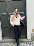 Bloom - Mohair - neuletakki Baby Pink