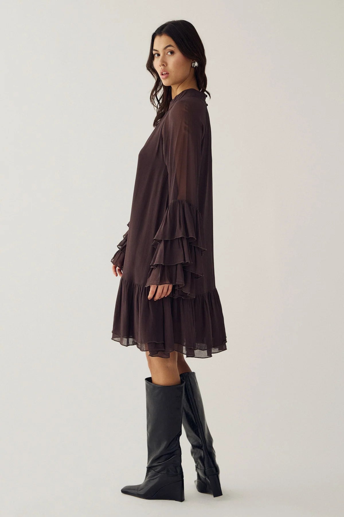 Noella Lavanna Dress Chocolate