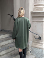 Marta du Chateau Cannes Dress - Military/Leo
