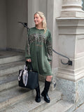 Marta du Chateau Cannes Dress - Military/Leo