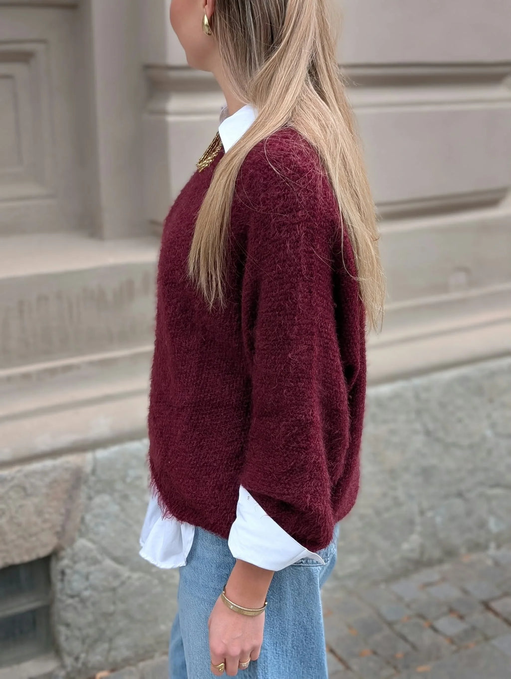 Marta – Anouk neulepusero, punainen
