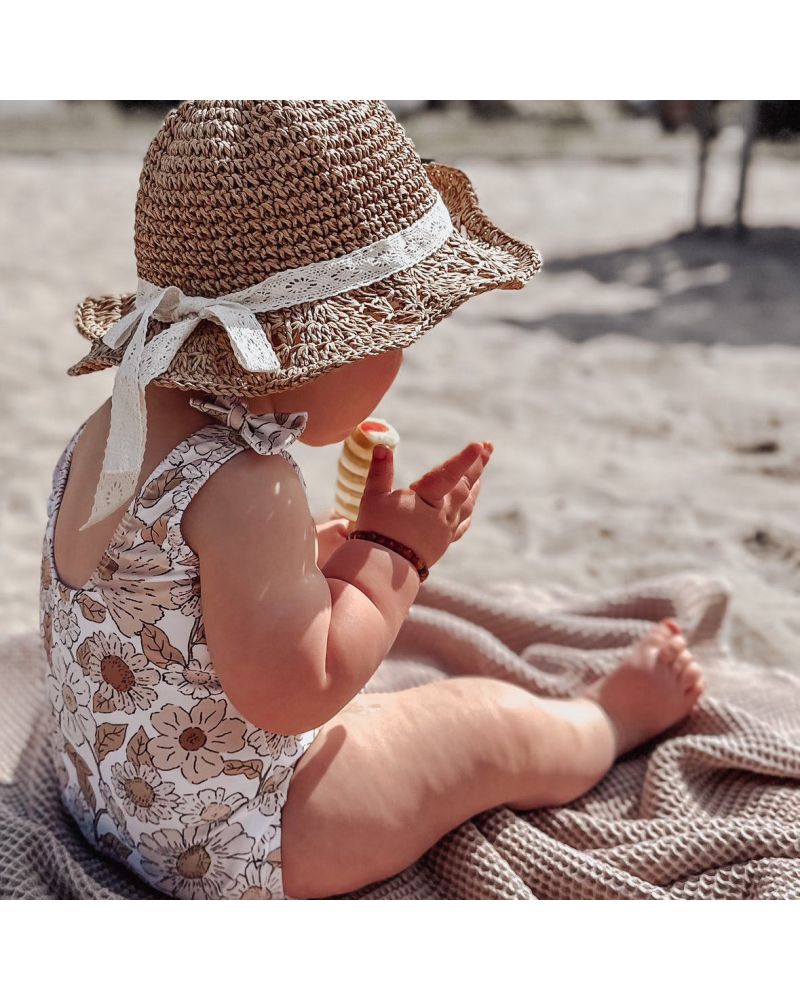 Babystyling - uimapuku - vintage garden