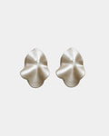 Lip Earrings Small Pearl White